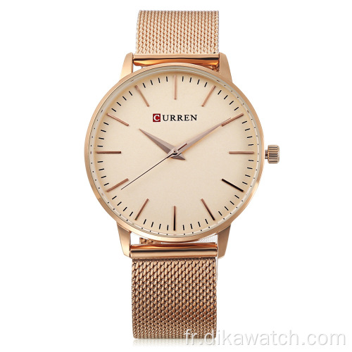 CURREN 9021 Classic Design Femmes Quartz Montres-bracelets